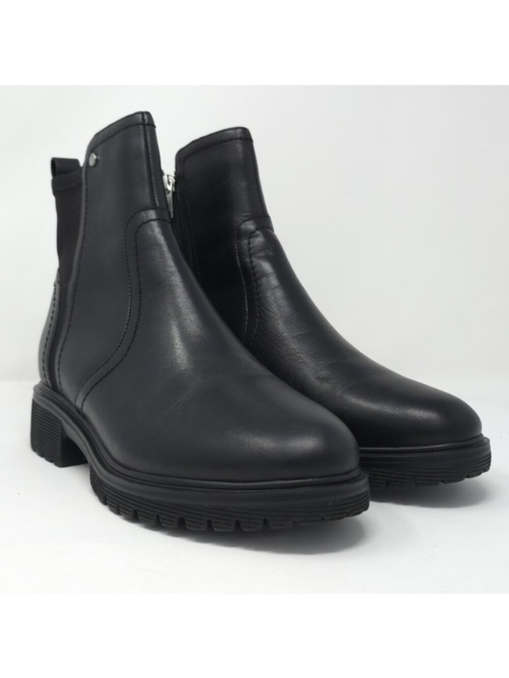 Rockport Black Leather Ankle Booties with Side Zip 9.5M - Picture 2 of 14